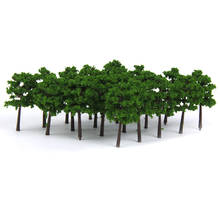 40pcs Model Tree Train Railroad Architecture Diorama Z Scale for DIY Crafts or Building Models (5cm Green) 2024 - buy cheap