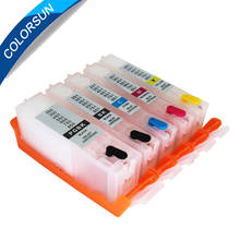 Cartucho de tinta recargable para impresora CANON MG5450, MG5550, MG6450, ip7250, MX925, MX725, IX6850, PGI550, BLI 551, 5 PGI-550, CLI-551 2024 - compra barato