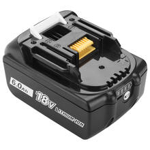 Batería recargable de 18V y 6000mAh para herramienta eléctrica Makita, con indicador LED, reemplazo de iones de litio LXT BL1860 1850 2024 - compra barato