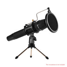 Mini soporte de micrófono de escritorio, soporte de micrófono de montaje de choque, Kit de filtro para grabación de estudio, transmisión en línea, chat y canto 2024 - compra barato