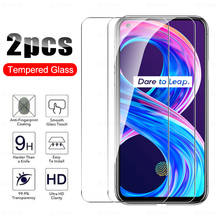 2 pçs filme frontal para realme 8 pro protetor de tela de cobertura completa para realme 8 pro 6.4 pro anti-impressão digital vidro protetor temperado 2024 - compre barato