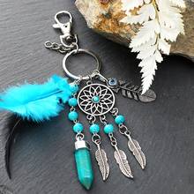 Handmade Dream Catcher Keychain Wind Chimes Car Pendant Wall Hanging Decoration Gift 2024 - buy cheap