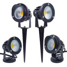 Luz LED con punta para jardín, 3W, 5W, 7 W, 9W, para exteriores, con opción de conector impermeable IP67, envío gratis 2024 - compra barato