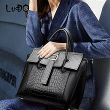 LUCDO 2020 New high quality Stone pattern Luxury Women Handbags Crocodile pattern Large Capacity Tote bag Retro Crossbody Bags 2024 - buy cheap