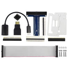 Raspberry Pi Zero/ Zero W Starter Kit 8 In 1 USB OTG Host Cable Mini HDMI to HDMI Adapter GPIO Interface Header Acrylic Case 2024 - buy cheap
