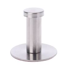 Stainless Steel Round Without Drilling Self Adhesive Wall Mounted Towel Clothes Hook Sticker Robe Coat Hanger Bathroom Dropship 2024 - buy cheap