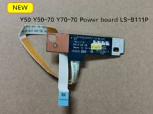 Оригинал для Lenovo Y50 Y50-70 Y70-70 серия плата переключателя кнопки питания с гибким кабелем LS-B111P 2024 - купить недорого