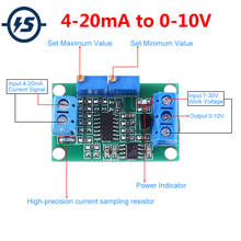 4-20mA to 0-10V Current to Voltage Converter Module DC7-30V LED Indicator For Industrial Control 2024 - buy cheap