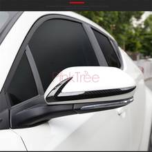 Tira de espejo retrovisor lateral, cubierta embellecedora de guarnición de Color de fibra de carbono para Toyota C-HR CHR 2017 2018, accesorios de coche 2024 - compra barato