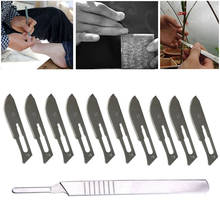 Silver Sticker Blade Carving Knife Scalpel Stainless Steel Characterization Doctor Medical Equipment Tool Durable 2024 - buy cheap