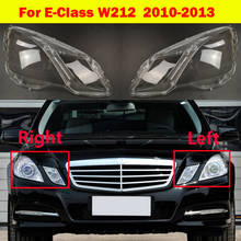 Cubierta de faro delantero de coche mercedes-benz Clase E W212 2010-2013, parasol de cristal, tapas de lámpara, E260, E350, E400, E500, E550 2024 - compra barato
