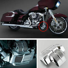 Chrome Black Oil Cooler Cover Fit For Harley Touring Road King Electra Street Glide Trike Road King 11-16 2024 - buy cheap