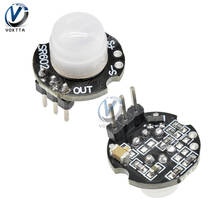 Mini sr602 sensor de movimento módulo detector piroelétrico infravermelho pir kits corpo sensor detector módulo sensor humano