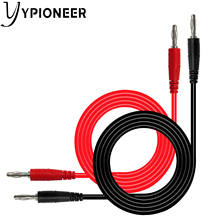 YPioneer-Cable de prueba de Banana a Banana, multímetro de prueba eléctrica, P1041, 2 uds., 3 pies, 4mm 2024 - compra barato