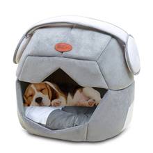 Soft Cat Pet Bed Dog House Nest  Foldable Warm Space Helmet for Small Dogs Puppy Sleeping Mat Pad Blanket Cats Cave Cool 2024 - buy cheap