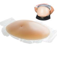 Shemale Silicone Gel Fake Pregnant Belly Artificial Stomach Pregnancy Belly for Woman Crossdresser Belly Cosplay Fake Boobs 2024 - buy cheap