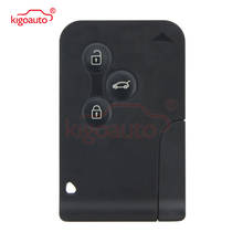 Key card 434Mhz pcf7947 chip ID46 3 button for Renault Megane 2 Megane II smart remote  key kigoauto 2024 - buy cheap