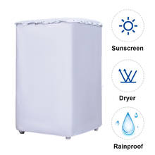 Пылезащитный чехол из ПВХ для стиральной машины, водонепроницаемый чехол для стиральной машины, защитный Пылезащитный Чехол для стиральной машины, защита от солнца, дождя 2024 - купить недорого