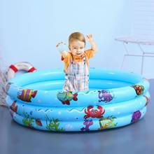 Inflatable Baby Swimming Pool, Child Summer Kid Water Toys, Inflatable Bath Tub Round Lovely Animal Printed Bottom 2024 - buy cheap