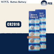 SONY-pilas de botón de litio 3V, DL2016, KCR2016, CR2016, LM2016, BR2016, alta densidad de energía, 10 Uds. 2024 - compra barato