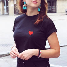 Tumblr T Shirt Plus Size Summer Tops TShirt Little Heart Cute T-shirt Tee Shirt Femme Graphic Tee Women Gift for Friend XS-3XL 2024 - buy cheap