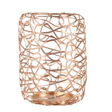 Розовое золото геометрический подсвечник металлические украшения для свечи держатель для чайного светильника романтическое украшение для дома FC301 2024 - купить недорого
