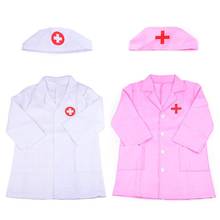 Conjunto de ropa de médico para niños, traje de juego de rol, uniforme de enfermera con bata blanca, juguetes educativos para médicos, 2019 2024 - compra barato