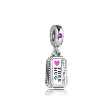 Fits Original Europe Bracelet 925 Sterling Silver Love Coupon Dangle Charms Metal Beads DIY Jewelry Making Bijoux 2024 - buy cheap