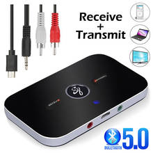 Bluetooth 5.0 Audio Receiver Transmitter 2 IN 1 RCA 3.5MM 3.5 AUX Jack USB Stereo Music Wireless Adapters For TV PC MP3 Car Kit 2024 - buy cheap