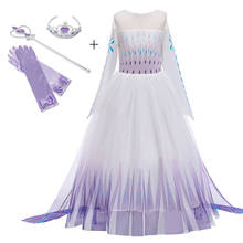 Halloween Costume Elsa Dress Girls Party Vestidos Cosplay Girl Clothing Anna Snow Queen Birthday Princess Dress Kids Costume 2024 - buy cheap