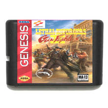 Lethal Enforcers Gun Fighters for 16 bit Sega MD Game Card for Mega Drive for Genesis US PAL Version Video Game Console 2024 - buy cheap