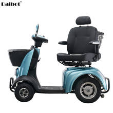 Portable Electric Bike 4 Wheels Electric Bicycles 14inch 500W 48V Mobility Scooter Electric For Elderly/Handicapped People 2024 - buy cheap