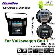 Radio con GPS para coche, con sistema Android reproductor Multimedia, pantalla Vertical, Mirror Link, para Volkswagen Golf 7 MK7 2017 2018 2024 - compra barato