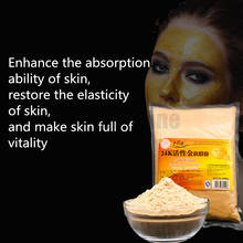 Mascarilla de oro dorado activo de 24K, polvo de máscara de modelado hidratante para arrugas que ilumina el Color de la piel 2024 - compra barato