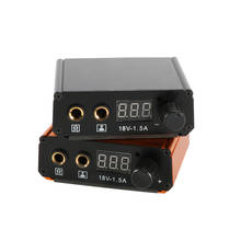 High Quality Black Professional Mini Digital Dual LCD Tattoo Power Supply For Tattoo Machine Pen Supply Free Shipping 2024 - buy cheap