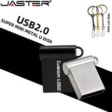 Jaster-unidad flash usb, pendrive de 64GB, 32GB, 16GB, 8GB y 4GB, resistente al agua, de plata, para regalo 2024 - compra barato