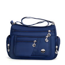 Fashion Women Shoulder Bags Waterproof Nylon Messenger Bags Casual Travel Handbags Female Multilayer Crossbody Bag Bolsos Mujer 2024 - buy cheap