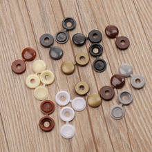 100Pcs Hinged Plastic Screw Cover Fold Snap Cap Button Nuts Bolts Protect Furniture Exterior Decor Nuts Exterior Protective Caps 2024 - buy cheap