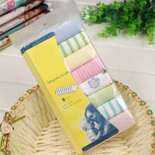 Soft Cotton Baby Towel Infant Newborn Bath Washcloth Kids Feeding Baby Wipes Cloth 8pcs Lovely Soft Washcloth Wipe 2024 - buy cheap