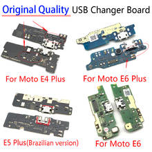 Puerto de carga USB, placa del cargador, Cable flexible para Moto E4 E5 Play E6 Plus, Conector de clavija con micrófono 2024 - compra barato