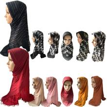 Мусульманский головной убор с бисером стразы головной платок шаль шапка мусульманский головной платок многоцветный хиджаб Арабская Женская Вечерние шапка головной убор 2024 - купить недорого