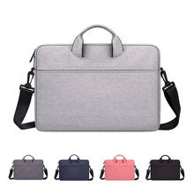 Bolsa de laptop à prova d'água, bolsa de ombro feminina com capa para macbook air pro e notebook 2024 - compre barato