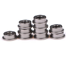 10pcs/lot MF63zz Metal Double Shielded Miniature Deep Groove Flanged Ball Bearings 3x6x2.5mm For 3D Printer Wholesale 2024 - buy cheap