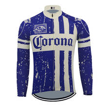 Corona long sleeve cycling Jersey winter wool & no wool triathlon cycling clothing maillot ciclismo mtb jersey 2024 - buy cheap