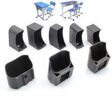 4pcs Black Rubber Feet student desk chair Internet cafe Training class room table leg caps oval Non-slip Table Foot dust Cover 2024 - buy cheap