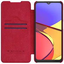 Funda de piel sintética para Samsung Galaxy A12, carcasa con tapa, serie NILLKIN Qin, para Samsung Galaxy A12 2024 - compra barato