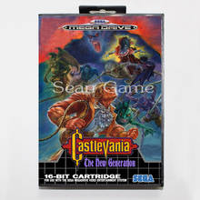 Elevata prestazione 16 Bit MD Game Card for Sega Mega Drivecastlevania the new Cover With Retail Box 2024 - buy cheap