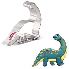 KENIAO Brontosaurus Cookie Cutter - 11 x 10 CM - Dinosaur Biscuit Fondant Bread Sandwich Mold - Stainless Steel 2024 - buy cheap