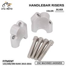 Motorcycle CNC Pivoting Fat Bar Handlebar Riser Clamps Adapter For KTM 125 200 390 Duke 2013 2014 2015 2016 Off Road Dirt Bike 2024 - buy cheap