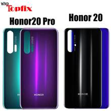 Заднее стекло для Huawei Honor 20 Pro Крышка батарейного отсека задняя панель Корпус чехол + клей Honor 20 Крышка батарейного отсека Honor20 Pro Корпус 2024 - купить недорого